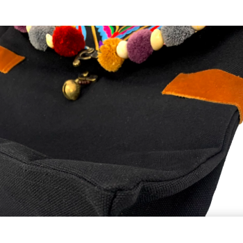 Mooras Handcrafted Vintage Ethnic Embroidered Tote Bag - Floral