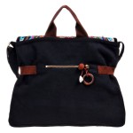 Mooras Handcrafted Vintage Ethnic Embroidered Tote Bag - Floral