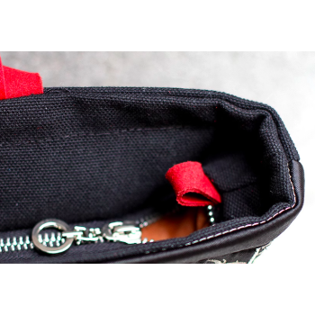 Mooras Handcrafted Vintage Ethnic Embroidered Tote Bag Red - Happiness