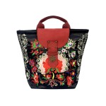 Mooras Handcrafted Vintage Ethnic Embroidered Tote Bag - Joyous