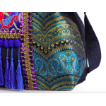 Mooras Handcrafted Vintage Ethnic Tote Bag Embroidery Canvas Bag Gift for mother grandma