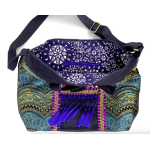 Mooras Handcrafted Vintage Ethnic Tote Bag Embroidery Canvas Bag Gift for mother grandma