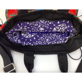 Handcrafted Vintage Ethnic Shoulder Bag Travel Bag - Floral and Birds