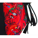 Handcrafted Vintage Ethnic Shoulder Bag Travel Bag - Floral and Birds