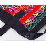 Mooras Handcrafted Vintage Ethnic Shoulder Bag Travel Bag - Floral