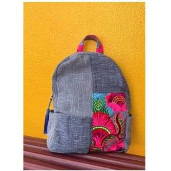 Handmade Ethnic Patchwork Embroidered Backpack | A Fashionable Choice for Travel That Combines Vintage Style and Practicality