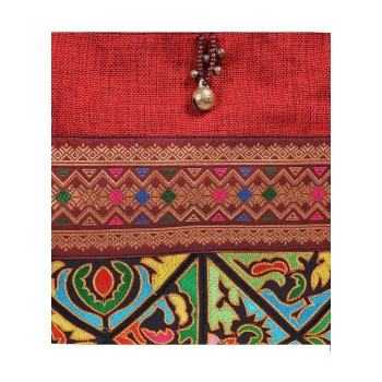 Ethnic-Style Embroidered Handmade Crossbody Bag | Colorful Fringe Decorations, Blending Individuality and Artistry