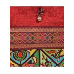 Ethnic-Style Embroidered Handmade Crossbody Bag | Colorful Fringe Decorations, Blending Individuality and Artistry