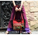 Ethnic-Style Embroidered Handmade Crossbody Bag | Colorful Fringe Decorations, Blending Individuality and Artistry