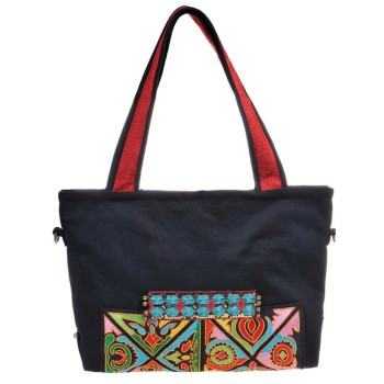 Ethnic-Style Embroidered Handmade Crossbody Bag | Colorful Fringe Decorations, Blending Individuality and Artistry