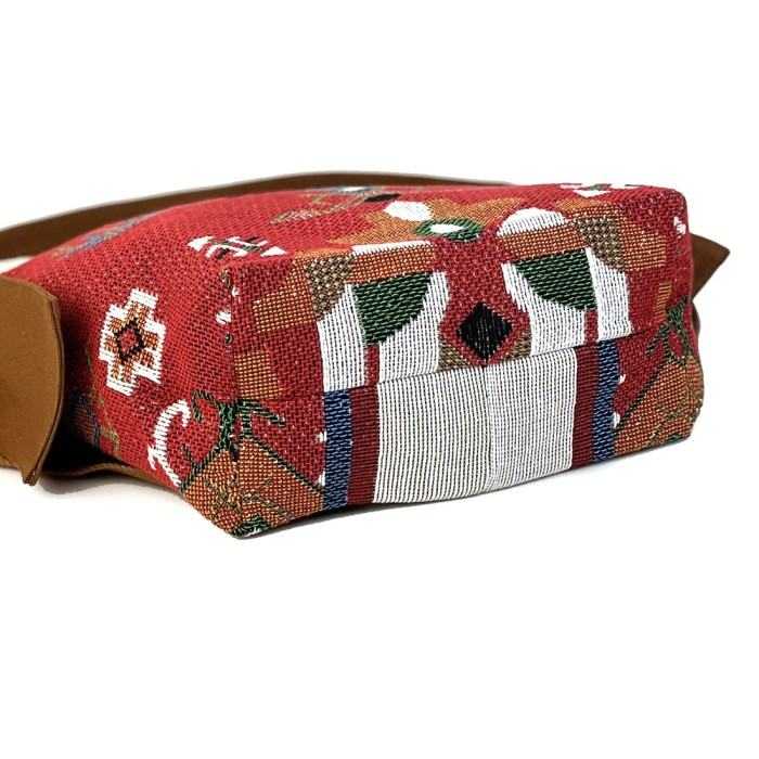 Mooras Ethnic-Style Wool Brocade Shoulder Bag | Totem Protection, Handcrafted Warmth, and Retro Charm
