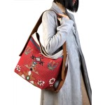 Mooras Ethnic-Style Wool Brocade Shoulder Bag | Totem Protection, Handcrafted Warmth, and Retro Charm