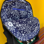 Mooras Hand-embroidered ethnic-style double bird flower branch canvas backpack | Oriental elegance, travel with ease