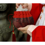 Mooras Handmade Chinese Fragrant Sachet (Xiangnang) Red