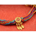 Mooras Tibetan Hand-Woven Bracelet - Reincarnation - Pendant Available