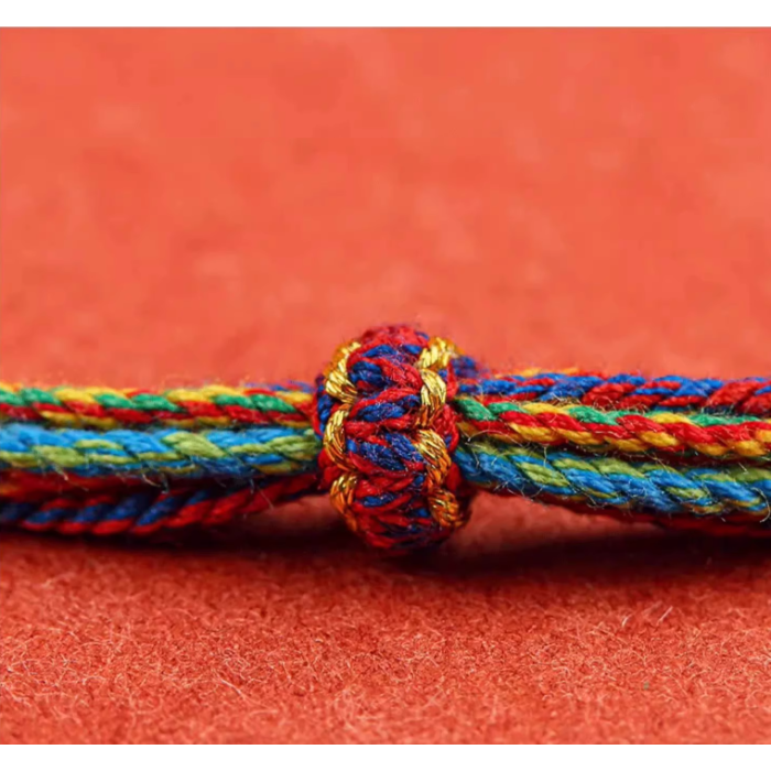Mooras Tibetan Hand-Woven Bracelet - Reincarnation - Pendant Available