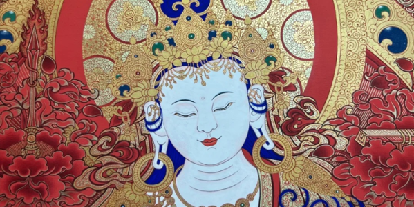 Thangka: An art of color that forgets time